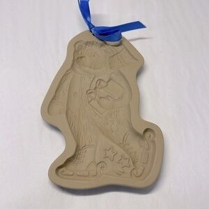 Brown Bag cookie Art Skating Bear 1994